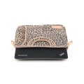 Tuff-Luv Lisen Ladies 15.6-inch Tablet and Notebook Clutch Canvas Bag - Leopard Print LEOPARD15