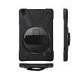 Tuff-Luv 10.2-inch Rugged Armour Jack Case and Stand for Apple iPad with Armstrap - Black M1606