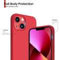 Tuff-Luv Soft Feel Liquid Silicone Case for Apple iPhone 13 Mini - Red MF615
