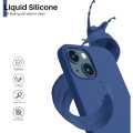 Tuff-Luv Soft Feel Liquid Silicone Case for Apple iPhone 13 Mini - Blue MF618