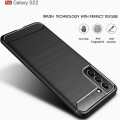Tuff-Luv Carbon Fibre Effect Armour case Samsung Galaxy S22 Black MF991