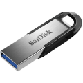 Sandisk Ultra Flair 32GB USB 3.2 Gen 1 Type-A Black and Stainless Steel USB Flash Drive SDCZ73-032G-
