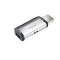 Sandisk Ultra Dual Drive USB Type-C 128GB Type-A / 3.2 Gen 1 Black and Silver Flash SDDDC2-128G-G46