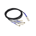 Supermicro SM-CBL-NTWK-0720 3M 40G QSFP+ to 4 x 10G SFP+ Passive Copper Cable