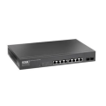 SMC SMCGS10P-SMART Managed Switch L2 Gigabit Ethernet PoE Black