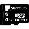 Strontium 4GB Micro SD Card With Adapter SR4GTFC6A