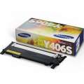 Samsung CLT-Y406S Yellow Toner Cartridge 1,000 Pages Original SU464A Single-pack