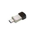 Transcend JetFlash 890 64GB USB 3.2 Gen 1 Type-A / Type-C Black and Silver USB Flash Drive TS64GJF89