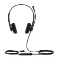 Yealink UH34-Lite-Dual USB Wired Headset with Foam Cushions UH34-LITE-DUAL