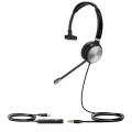 Yealink UH36 Mono Wired Headset with USB-C and 3.5mm Connection UH36-MONO-USBC
