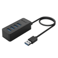 Orico 4 Port USB 3.0 Hub Black W5P-U3-030-BK-BP