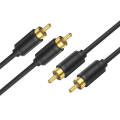 Unitek 5m 2RCA to 2RCA Male to Male Cable Y-C948BK