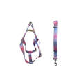 Nakura - Dog/Cat Harness And Leash - Pink And Purple - Large