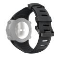 Smart Watch Silicone Watch Band for Suunto Core(Black)