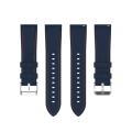 For Samsung Galaxy Watch 3 45mm / Gear S3 22mm Silicone Watch Band(Dark Blue)
