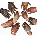 African Beaded Gloves