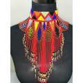 South African Necklace Drop Choker