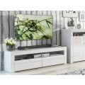 Alejandro Modern Contemporary LED TV Stand for TV's up to 70" - White