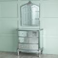 Victorian Four Drawer Mirrored Chest of Drawers