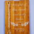 Personalised Cutting Board "Three cords"