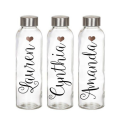 Personalised Glass Drinking Bottle