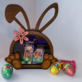 Personalised Wooden Easter Bunny Box-Mini Easter bunny crate