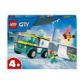 LEGO 60403 City Great Vehicles - Emergency Ambulance And Snowboarder
