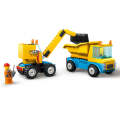 LEGO 60391 - City Great Vehicles Construction Trucks and Wrecking Ball Crane