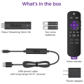Roku Streaming Stick 4K Dolby Vision with Voice Remote and TV Controls