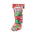 Cat Toys in Christmas Stocking - Set of 10