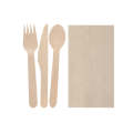 Birchwood Cutlery & Paper Serviette Set