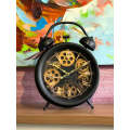 Large Clock with Roman Numerals - London Gold and Black Design