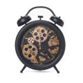 Large Clock with Roman Numerals - London Gold and Black Design