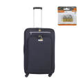 On Board Soft Shell Luggage Suitcases on 360 Wheels - 60cm