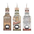 Beer Bottle Opener with String for Hanging - Set of 3