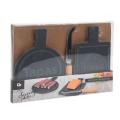 Serving Set with 2 Slate Plates and 1 Knife
