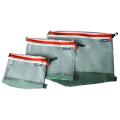 Travel Organiser Bags with Clips - Set of 3 - Small, Medium, and Large
