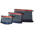 Travel Organiser Bags with Clips - Set of 3 - Small, Medium, and Large