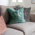 Cushion - Tropical Velvet Square Design - 45cm