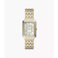 Fossil Raquel Three-Hand Two Tone Stainless Steel Woman's Watch | ES5305
