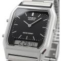 CASIO Vintage Silver & Black Analogue Digital Men's Watch | AQ230A-1DMQ