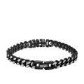 Diesel Black-Tone Stainless Steel Men's Chain Bracelet | DX1386040