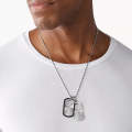 Diesel Silver Stainless Steel Men's Necklace | DX0011040