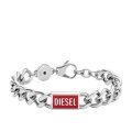 Diesel Stainless Steel Logo Men's Chain Bracelet | DX1371040