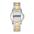 Fossil Blue Three-Hand Date Two-Tone Stainless Steel Men's Watch | FS5951