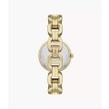 Fossil Kerrigan Three-Hand Gold-Tone Stainless Steel Woman's Watch | BQ3925