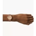 Fossil Laney Three-Hand Rose Gold-Tone Stainless Steel Woman's Watch | BQ3392