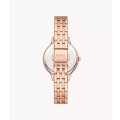 Fossil Laney Three-Hand Rose Gold-Tone Stainless Steel Woman's Watch | BQ3862