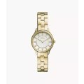 Fossil Modern Sophisticate Three-Hand Gold-Tone Stainless Steel Woman's Watch | BQ3916