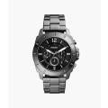 Fossil Privateer Chronograph Smoke Stainless Steel Men's Watch | BQ2817